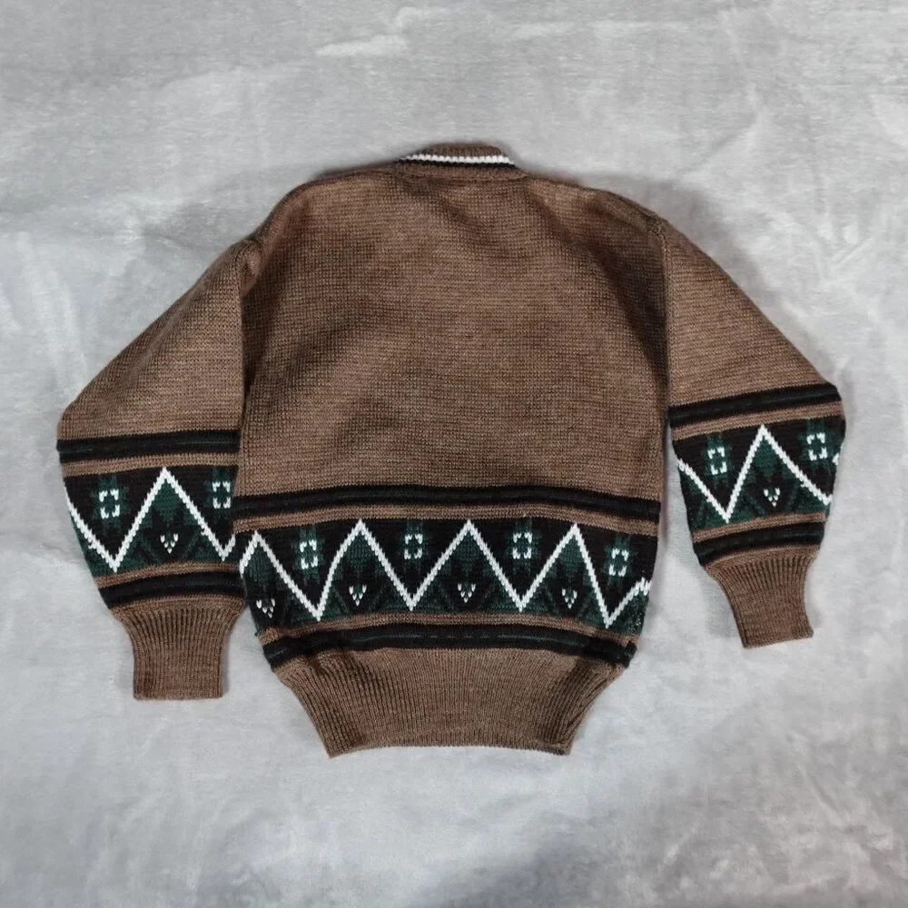 Mickey Mouse Istanbul Embroidered Sweater Toddler Size 3T Vintage Style Brown - Picture 5 of 8